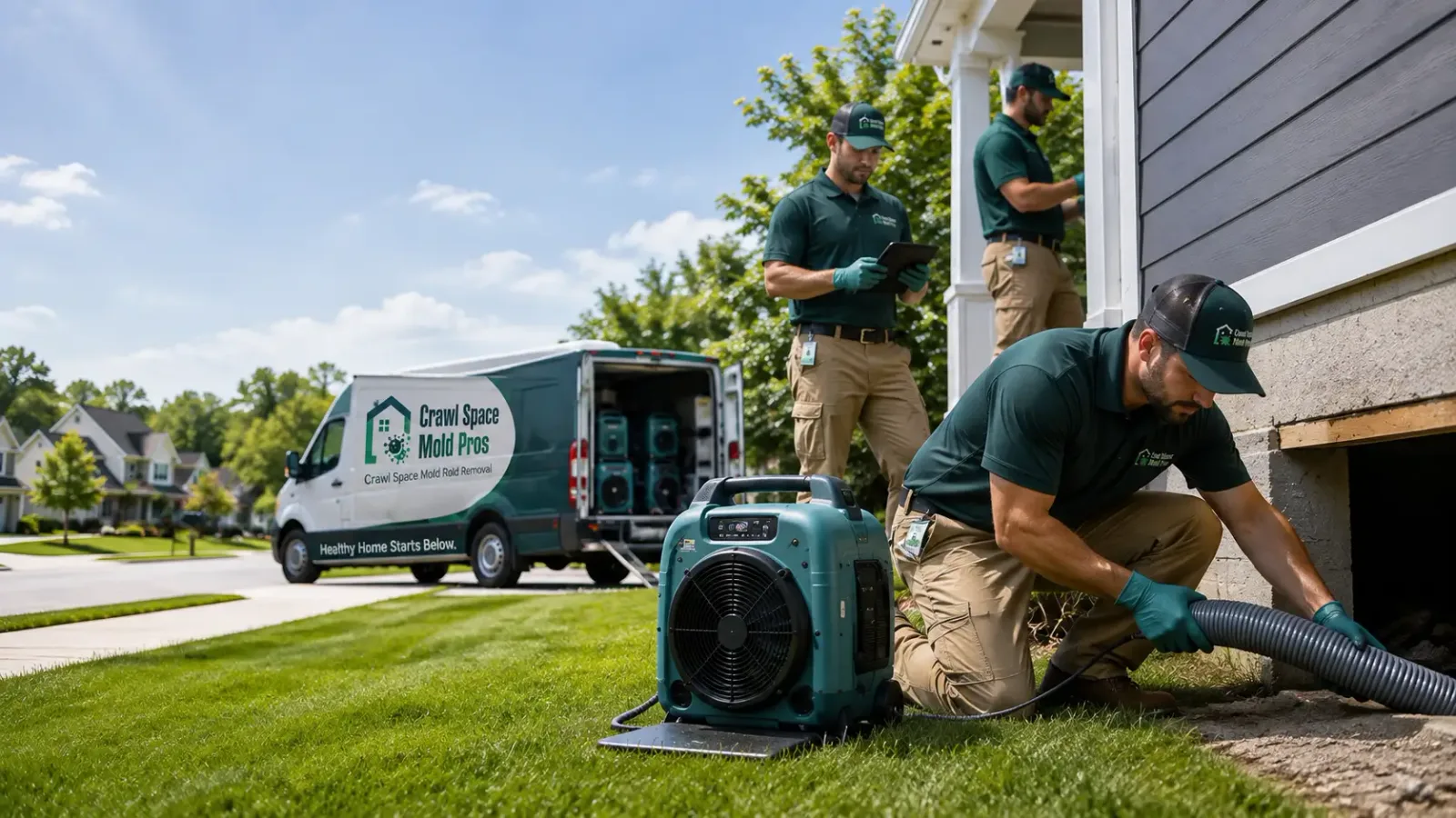 Crawl Space Mold Removal in Lublin, WI